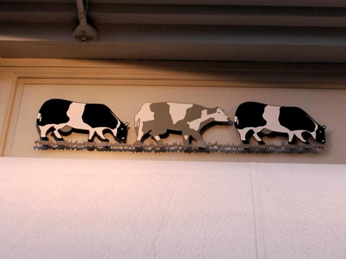 Troupeau de vaches à Lille